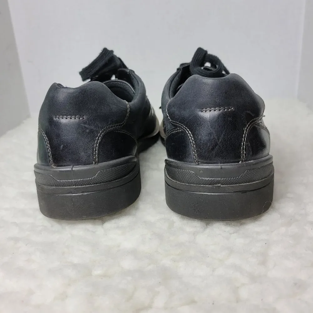 Ecco Chander Sneaker Men's Size 12  Black  Leather Casual Dress Shoes